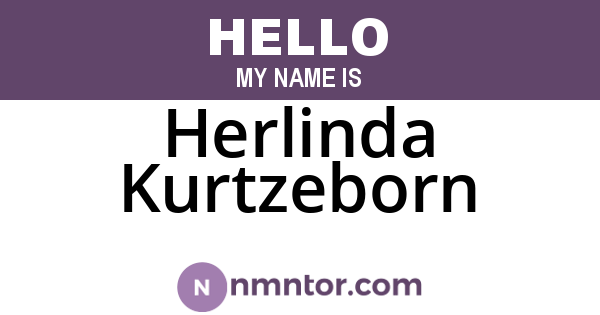 Herlinda Kurtzeborn