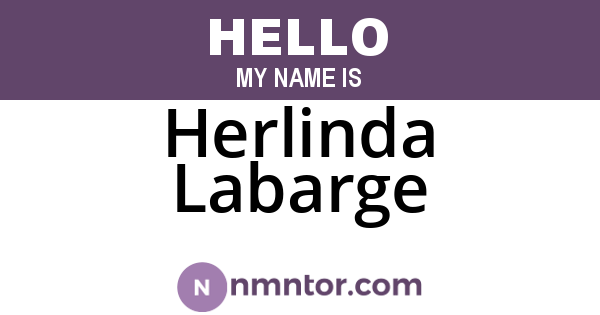 Herlinda Labarge