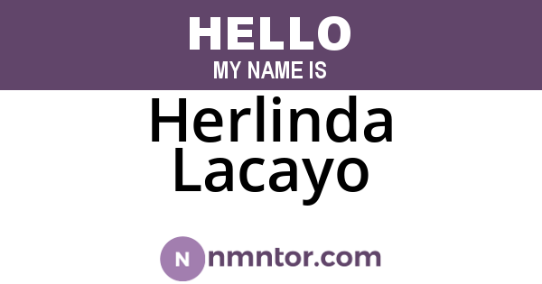 Herlinda Lacayo