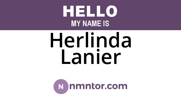 Herlinda Lanier