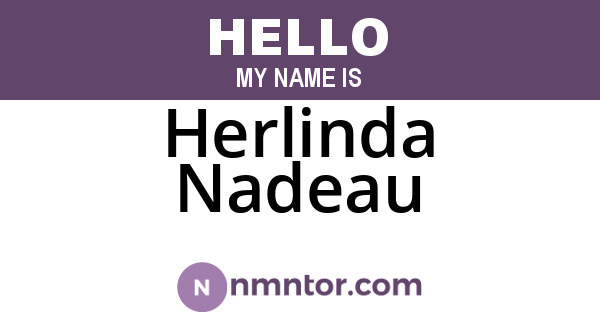 Herlinda Nadeau