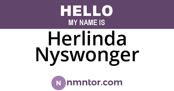 Herlinda Nyswonger