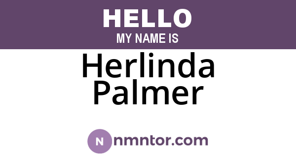 Herlinda Palmer