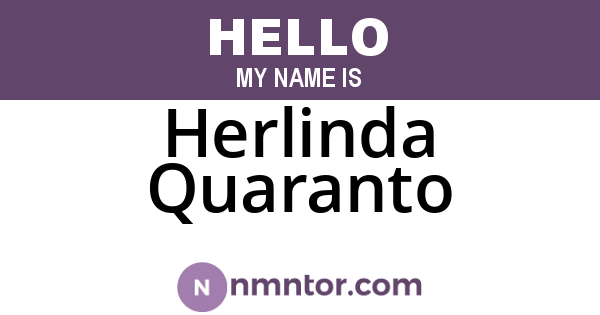 Herlinda Quaranto