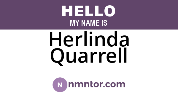 Herlinda Quarrell