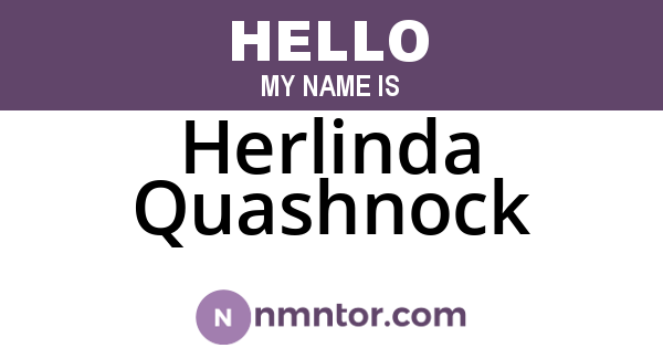 Herlinda Quashnock