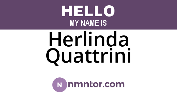 Herlinda Quattrini