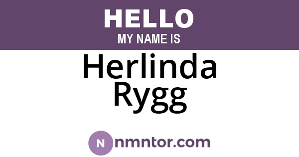 Herlinda Rygg