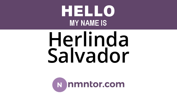 Herlinda Salvador