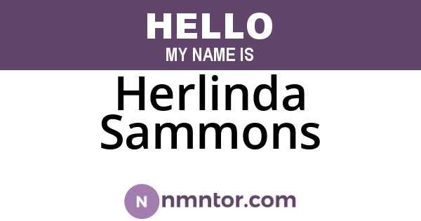 Herlinda Sammons