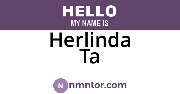 Herlinda Ta