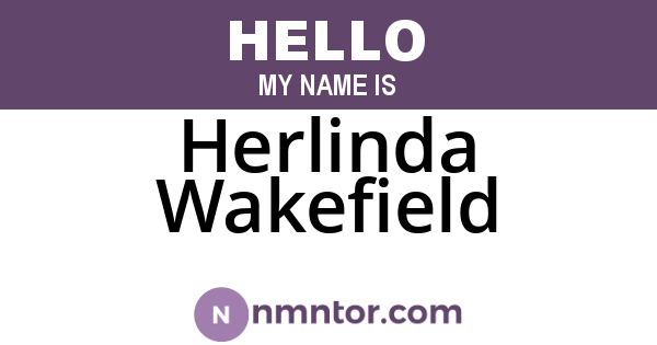 Herlinda Wakefield