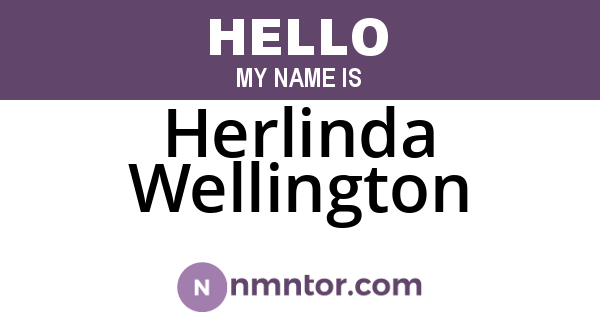 Herlinda Wellington