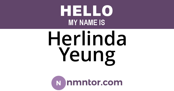 Herlinda Yeung