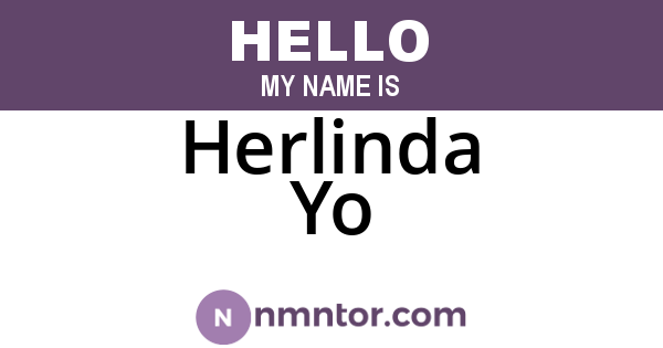 Herlinda Yo