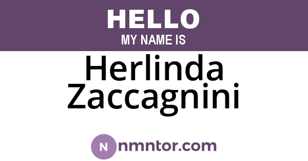Herlinda Zaccagnini