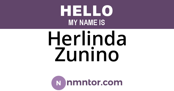 Herlinda Zunino