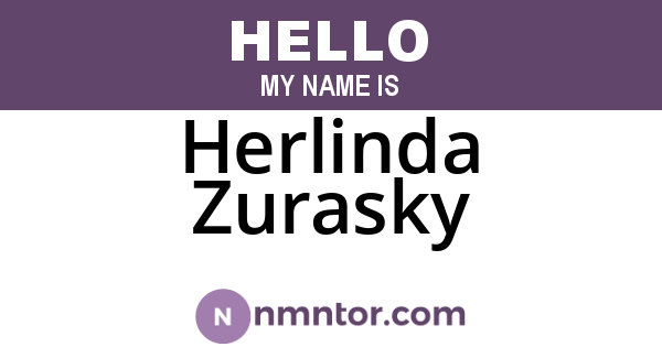 Herlinda Zurasky