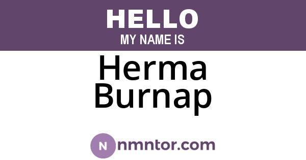 Herma Burnap
