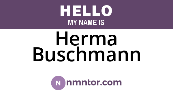 Herma Buschmann
