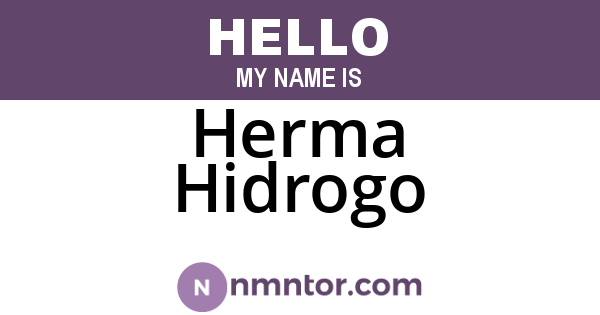 Herma Hidrogo