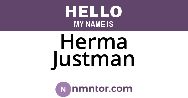 Herma Justman