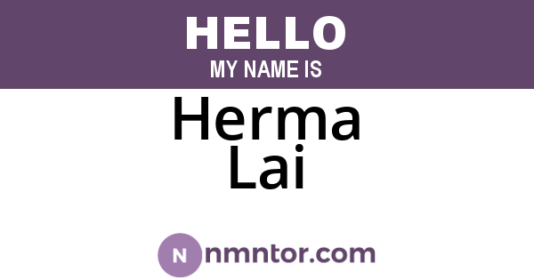 Herma Lai