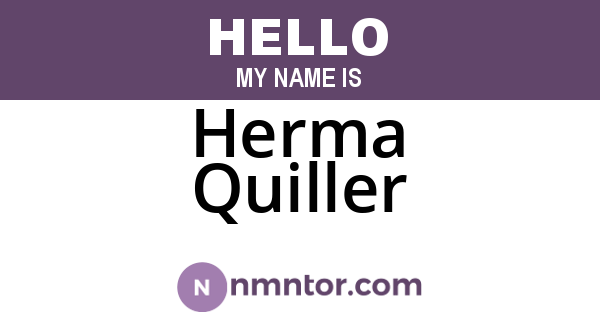 Herma Quiller