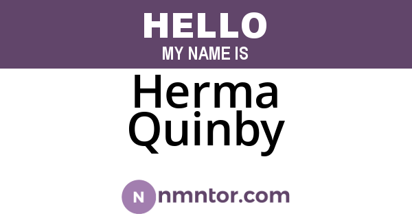 Herma Quinby