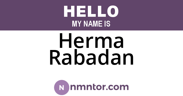 Herma Rabadan