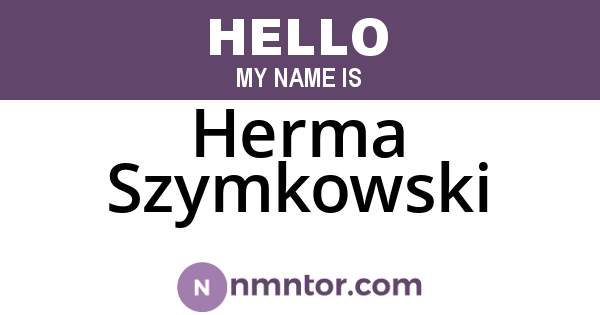 Herma Szymkowski