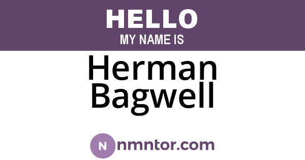 Herman Bagwell