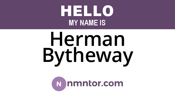 Herman Bytheway