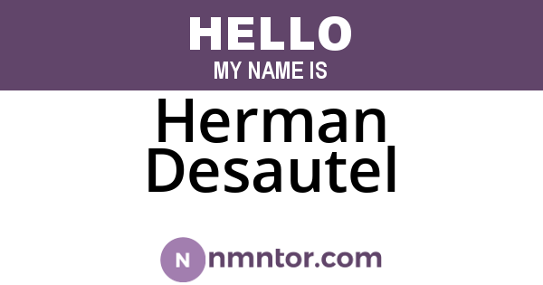 Herman Desautel