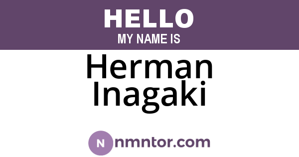 Herman Inagaki