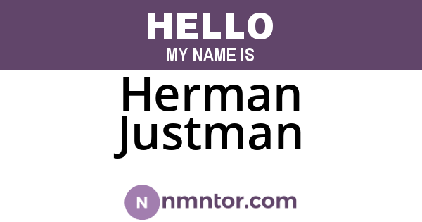 Herman Justman
