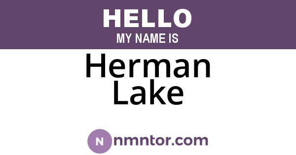 Herman Lake