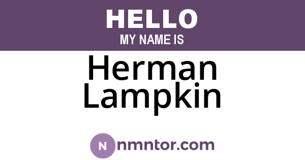 Herman Lampkin
