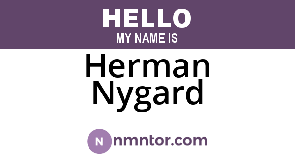 Herman Nygard