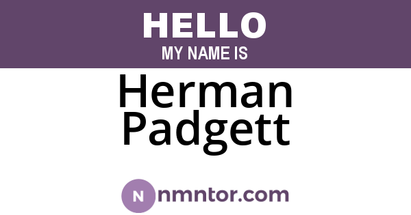 Herman Padgett