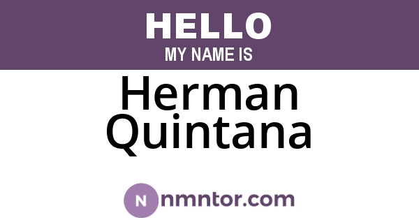 Herman Quintana