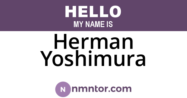 Herman Yoshimura