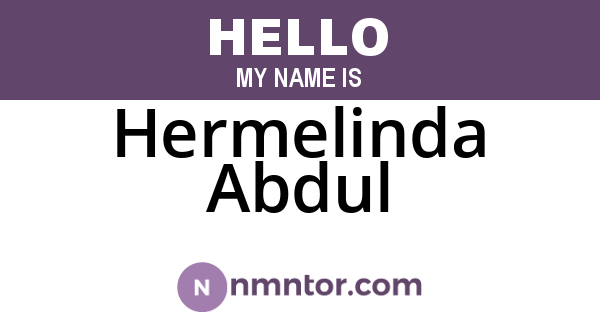 Hermelinda Abdul