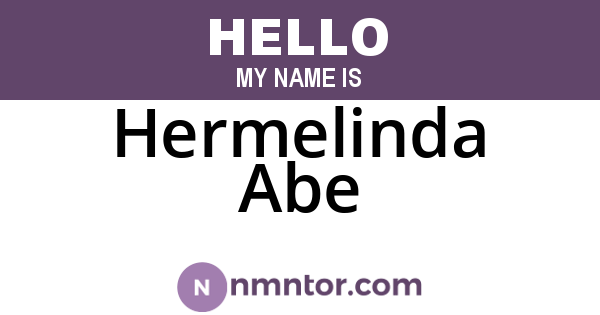 Hermelinda Abe