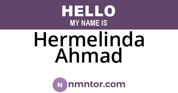 Hermelinda Ahmad