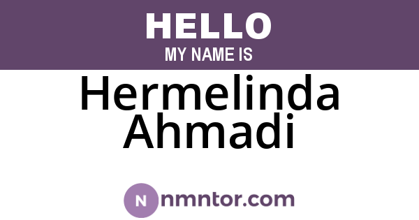 Hermelinda Ahmadi