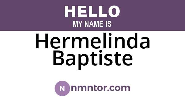 Hermelinda Baptiste