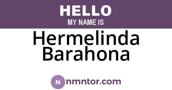 Hermelinda Barahona