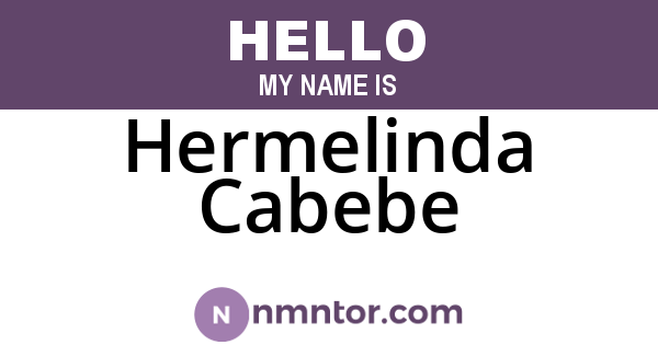 Hermelinda Cabebe