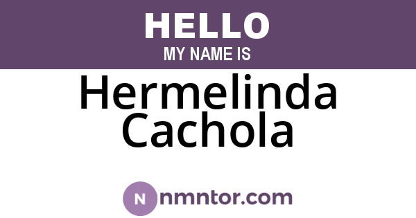 Hermelinda Cachola
